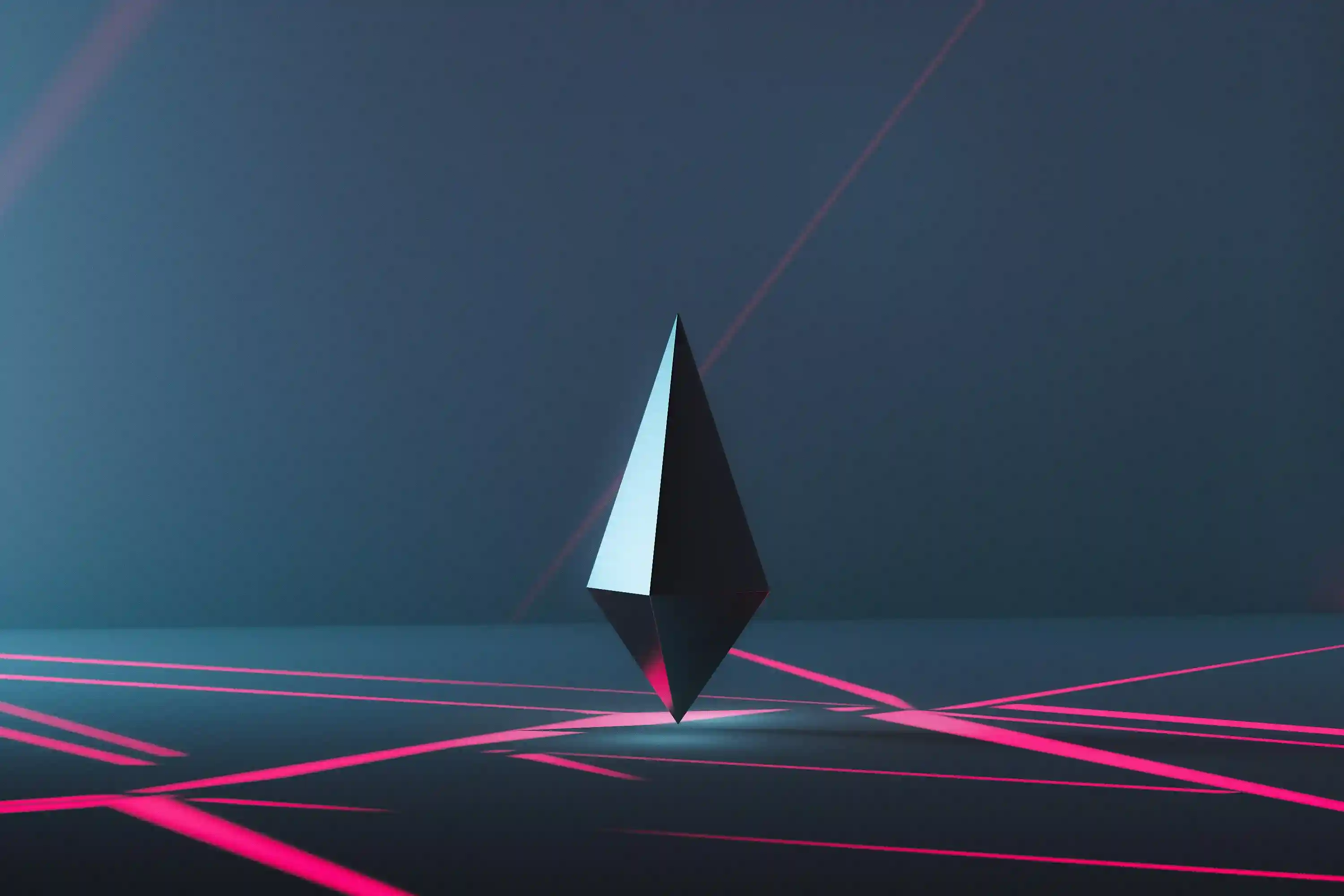 Blockchain network illustration