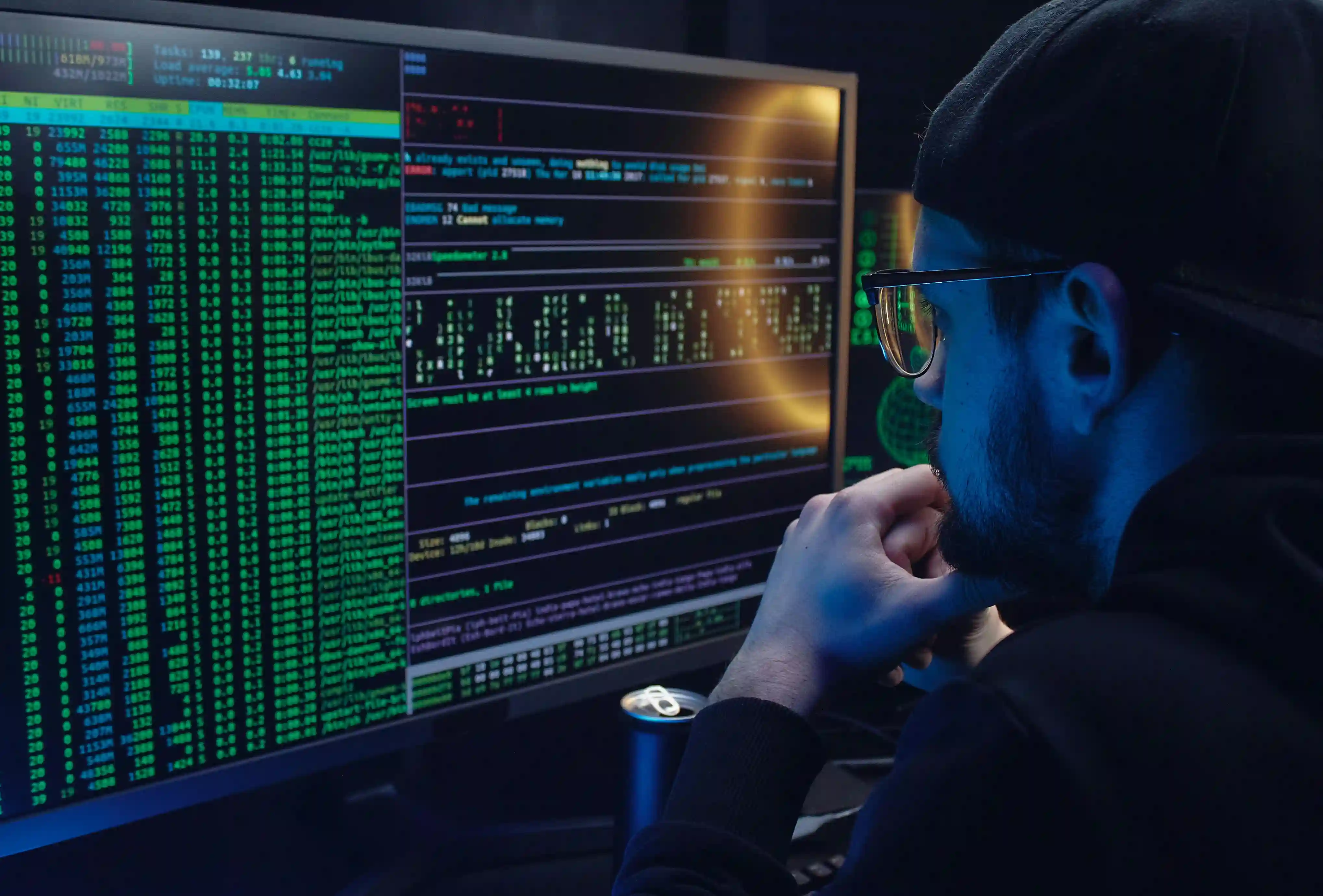 Blockchain technology visual